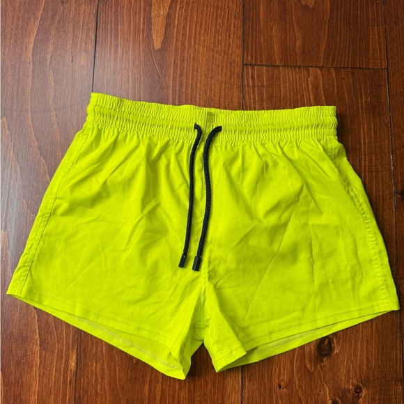 Vilebrequin Bright Lime Swim Trunks - Picture 2 of 4